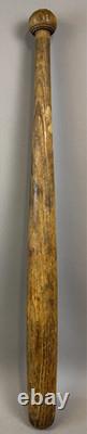 Antique Vtg Early 1900s HUGE Mushroom Knob Wooden Baseball Bat 32 39oz SEE ALL Antique Vtg Early 1900s HUGE Mushroom Knob Wooden Baseball Bat 32 39oz SEE ALL