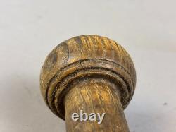 Antique Vtg Early 1900s HUGE Mushroom Knob Wooden Baseball Bat 32 39oz SEE ALL Antique Vtg Early 1900s HUGE Mushroom Knob Wooden Baseball Bat 32 39oz SEE ALL