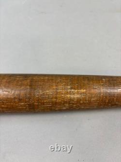 Antique Vtg H&B Hillerich Bradsby Wooden Tiger Maple Striped Baseball Bat 33.5