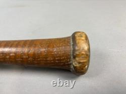 Antique Vtg H&B Hillerich Bradsby Wooden Tiger Maple Striped Baseball Bat 33.5