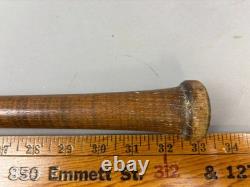 Antique Vtg H&B Hillerich Bradsby Wooden Tiger Maple Striped Baseball Bat 33.5