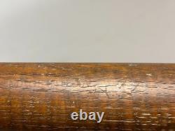 Antique Vtg H&B Hillerich Bradsby Wooden Tiger Maple Striped Baseball Bat 33.5