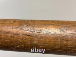 Antique Vtg H&B Hillerich Bradsby Wooden Tiger Maple Striped Baseball Bat 33.5