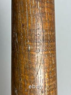 Antique Vtg H&B Hillerich Bradsby Wooden Tiger Maple Striped Baseball Bat 33.5