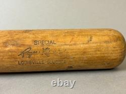 Antique Vtg Hillerich Bradsby 125S Roger Maris Wood Baseball Bat 34 31oz 11A