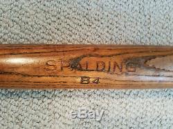 Antique Vtg. Spalding Model B4 Baseball Bat 1910 to 1915