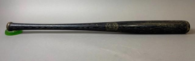 Antique Vtg Young Chicago 20s-30s Black Home Run Wood Baseball Bat 34 32oz 1b