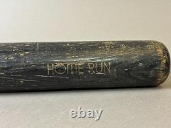 Antique Vtg Young Chicago 20s-30s Black HOME RUN Wood Baseball Bat 34 32oz 1B