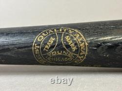 Antique Vtg Young Chicago 20s-30s Black HOME RUN Wood Baseball Bat 34 32oz 1B