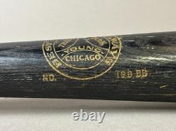 Antique Vtg Young Chicago 20s-30s Black HOME RUN Wood Baseball Bat 34 32oz 1B