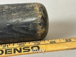 Antique Vtg Young Chicago 20s-30s Black HOME RUN Wood Baseball Bat 34 32oz 1B