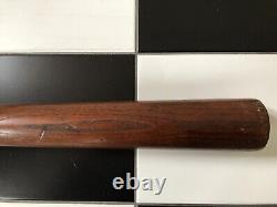 Antique late 19th century 1890s flat end baseball bat vintage wood 35 rare