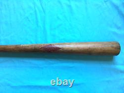 Antique late 19th century flat end diamond bat vintage wood baseball very rare