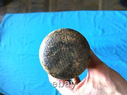 Antique late 19th century flat end diamond bat vintage wood baseball very rare