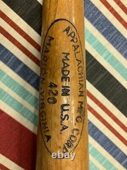 Appalachian Mfg. Corp Vintage Baseball Bat Of Joe Dimagio #420 (extreamly Rare)