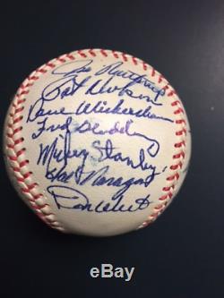 Authentic Vintage 1967 Detroit Tigers Autographed baseball includes Al Kaline