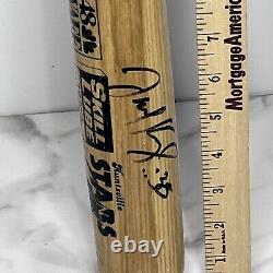 Autographed Huntsville Stars Bat Vintage Minor Baseball Team Louisville Slugger