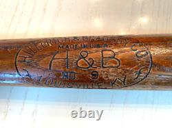 BABE RUTH 35 (H&B) No. 9 Leader (Vintage) Baseball Bat