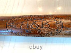 BABE RUTH 35 (H&B) No. 9 Leader (Vintage) Baseball Bat