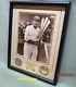 Babe Ruth, Ny Yankees, Game Used Bat Piece & Vintage Photo Display, Ltd/315/coa