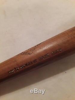 BABE RUTH Outstanding ZINN BECK BAT CO. 1920s Baseball Bat Vintage Antique