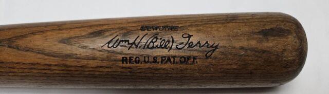 Bill Terry H&b 40 B. T. Vintage Bat (c1920) Ny Giants Hof 3x All Star. 400 Hitter