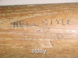 BOSLER & KREN vintage KELL STYLE 35 BASEBALL BAT NO CRACKS SYRACUSE NY