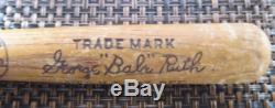 Babe Ruth Mini Baseball Bat Hillerich & Bradsby Louisville Slugger 125 14 VTG