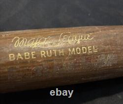 Babe Ruth Model Vintage Louisville Hillerich & Bradsby Player Model No. 35 Bat