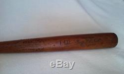 Babe Ruth Vintage Louisville Slugger 40 B. R. H & B Baseball Bat Circa 1920's