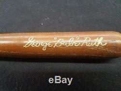 Babe Ruth Yankees Vintage 16 Baseball Mini Bat H&B 125