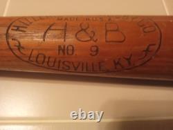 Babe Ruth (h & B) No. 9 U. S. Leader Bat
