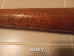 Babe Ruth (h & B) No. 9 U. S. Leader Bat