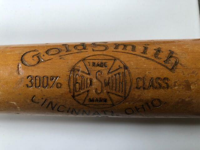 Beautiful Antique 1920 Goldsmith Fungo Baseball Bat Vintage Wood Rare Vg Ex 35
