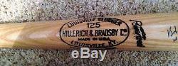 Bob Lemon Autographed Louisville Slugger 125 Vintage Baseball Bat