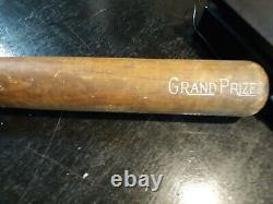 Burke Hanna Grand Prize Wooden Baseball Bat Vintage Made in Usa Athens Georgia