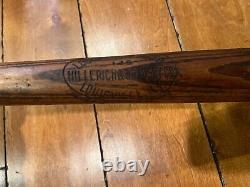 C. 1917-23 Hillerich & Bradsby Baseball Bat 35 Vintage Rare Beautiful
