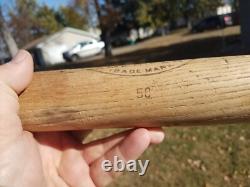 C. 1920s Vintage EC Simmons Swatter Wood American Baseball Bat 50