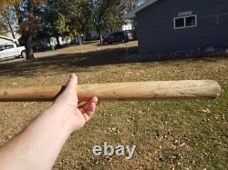 C. 1920s Vintage EC Simmons Swatter Wood American Baseball Bat 50