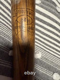 C. Prouty & Co Vintage Wood Baseball Bat Model 46 1930-1940s