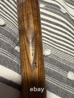 C. Prouty & Co Vintage Wood Baseball Bat Model 46 1930-1940s