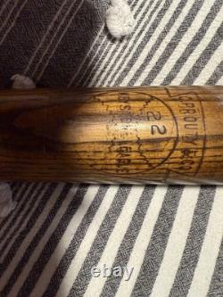 C. Prouty & Co Vintage Wood Baseball Bat Model 46 1930-1940s