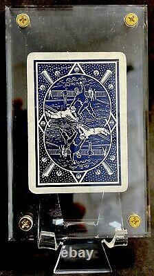 C1890 Antique Baseball Playing Cards Poker Single Old Uniforms + Balls & Bats