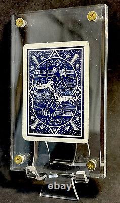 C1890 Antique Baseball Playing Cards Poker Single Old Uniforms + Balls & Bats