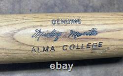 C8 Vtg 60s 35 HILLERICH BRADSBY MICKEY MANTLE 125 K55 ALMA COLLEGE Baseball Bat