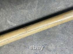 C8 Vtg 60s 35 HILLERICH BRADSBY MICKEY MANTLE 125 K55 ALMA COLLEGE Baseball Bat