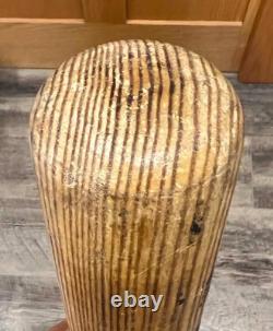 CHRIS BANDO Vintage Game-Used Baseball Bat Louisville Slugger S216 Indians #23