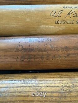 COLLECTIBLE VTG BASEBALL 10 BAT LOT Rose, Ruth, Bench, Jackie Robinson. And More