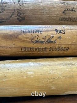 COLLECTIBLE VTG BASEBALL 10 BAT LOT Rose, Ruth, Bench, Jackie Robinson. And More