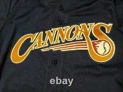 Calgary Cannons Vintage Authentic Game-Worn Baseball Bat Boy Jersey SZ 40 Rare